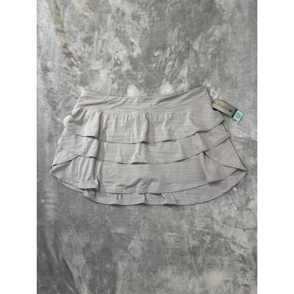 Ideology Gray XXL Performance Moisture-Wicking Tiered Athletic Skort - Picture 9 of 16
